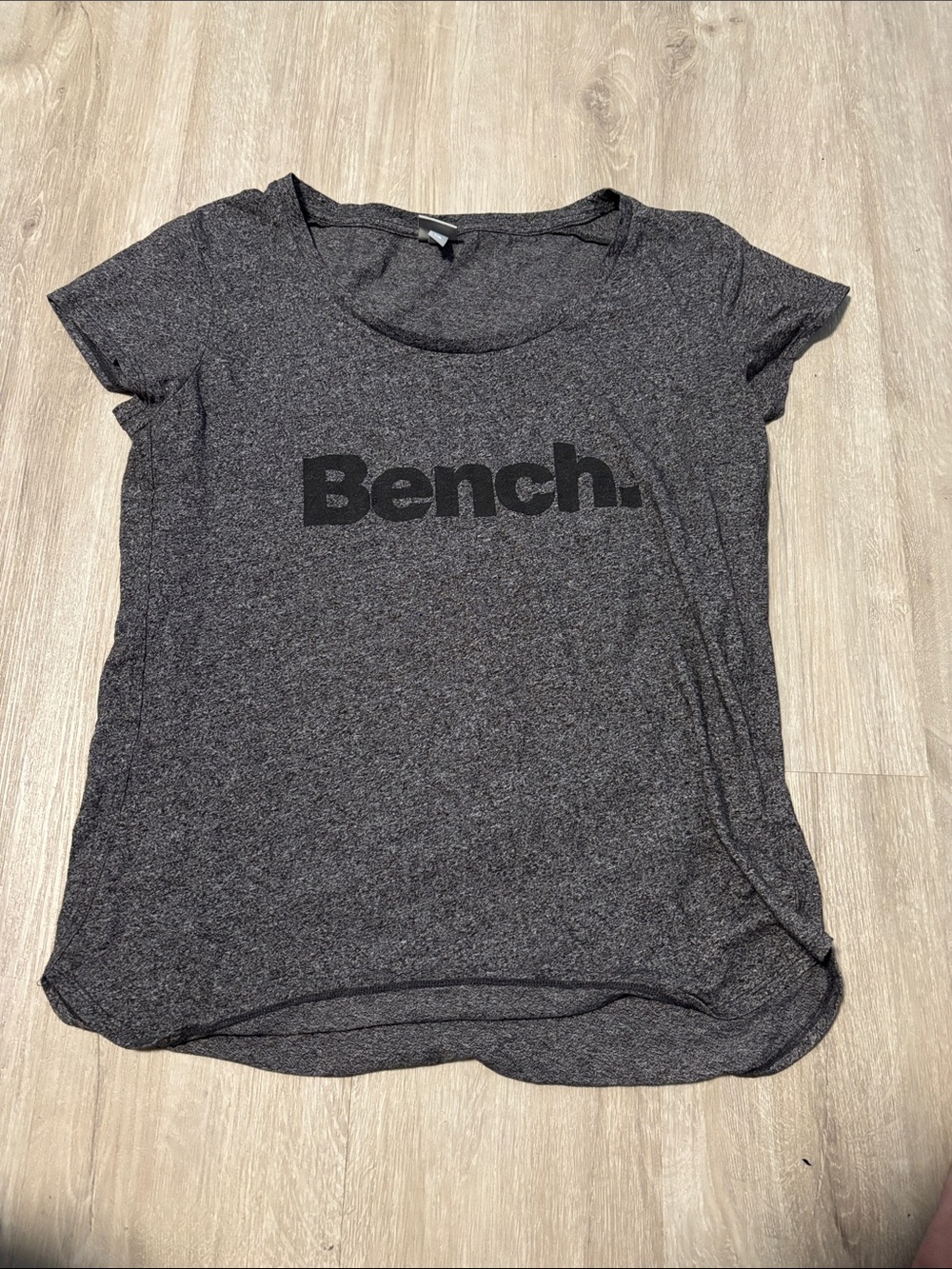 Bench Women's Charcoal Gray Logo Tee